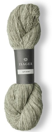 Isager Spinni – 3S TeaGreeny on Grey