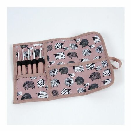 DMC Etui met haaknaalden 3.00-8.00mm - Roze