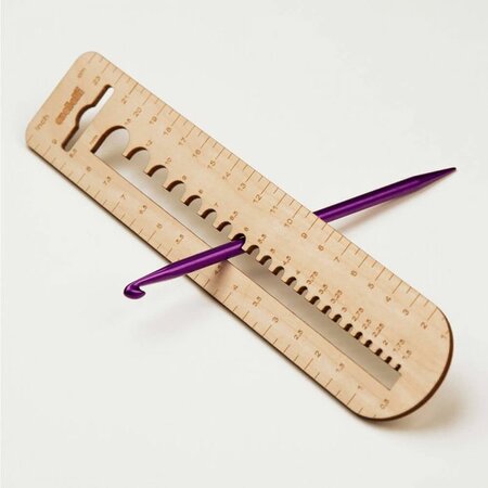 Addi Calibro Brei- en haaknaaldenmeter set hout