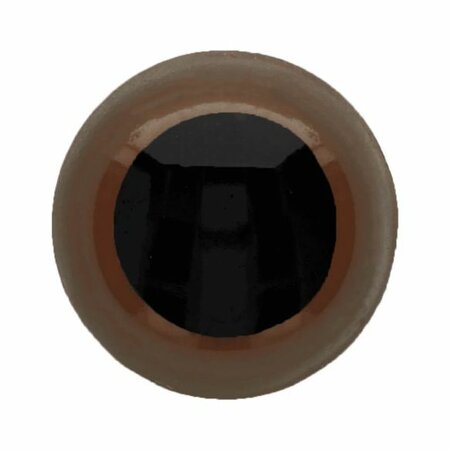 Dierenogen - veiligheidsogen 10mm bruin/zwart