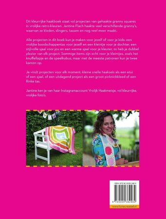 Vrolijke granny squares haken - Jantine Flach