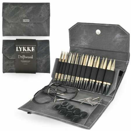 Lykke Driftwood Denim - luxe set rondbreinaalden 12.5cm (5")