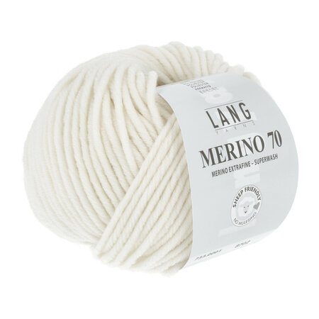 Lang Yarns Merino 70 - 001 White