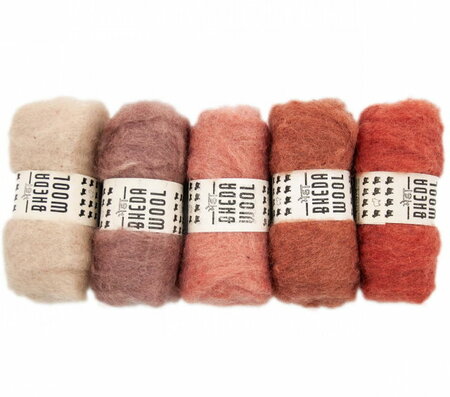 Bhedawool – Set van 5 kleuren – 620 Terra