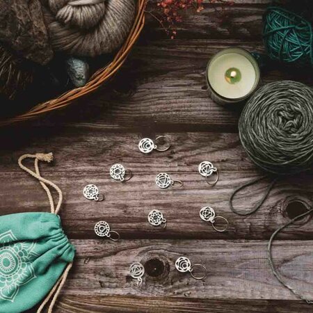KnitPro Mindful Chakra stekenmarkeerders