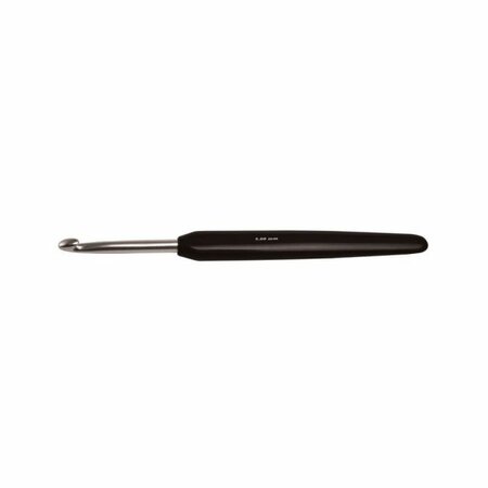 KnitPro Haaknaald 0.75 mm softgrip Zwart
