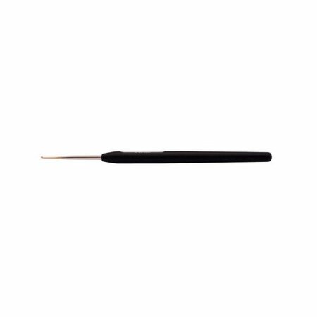 KnitPro Haaknaald staal 1 mm softgrip Zwart
