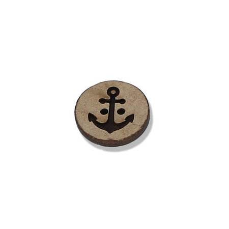 Knoop kokosnoot Anker - 15mm Naturel (16110)