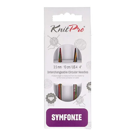 KnitPro Symfonie, 3.5mm korte breipunten