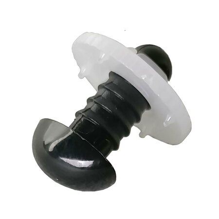 Dieren neusje - 12 mm zwart Durable