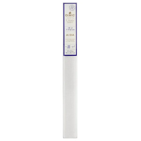 DMC Aidastof 18 count - 38,1 x 45,7 cm Blanc