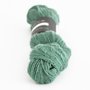 Isager Spinni – 46S Mint Green on Grey