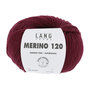 Lang Yarns Merino 120 - 163 Dark Red 