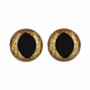 Opry Glitter kattenogen - Goud 15mm