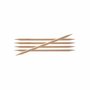 KnitPro Basix Birch sokkennaalden - 2mm - 20cm
