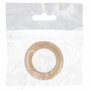 Houten bijtring naturel 10 cm buitenmaat