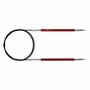  KnitPro Royale Swivel rondbreinaald - 5mm - 80cm   berkenhout