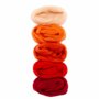 Europese Merino Lontwol – Kleur 2, Oranje Rood