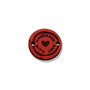 Knoop kokosnoot Handmade  - 15mm Rood (21022)