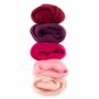 Europese Merino Lontwol – Kleur 3, donkerrood/roze 