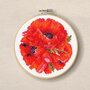 DMC Borduurkit Scarlet Poppies