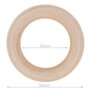 Houten ring Naturel 5.6 cm buitenmaat