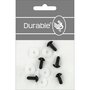 Dieren neusje - 12 mm zwart Durable