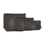 Della Q Ritsetui Linnen-mesh Set Charcoal
